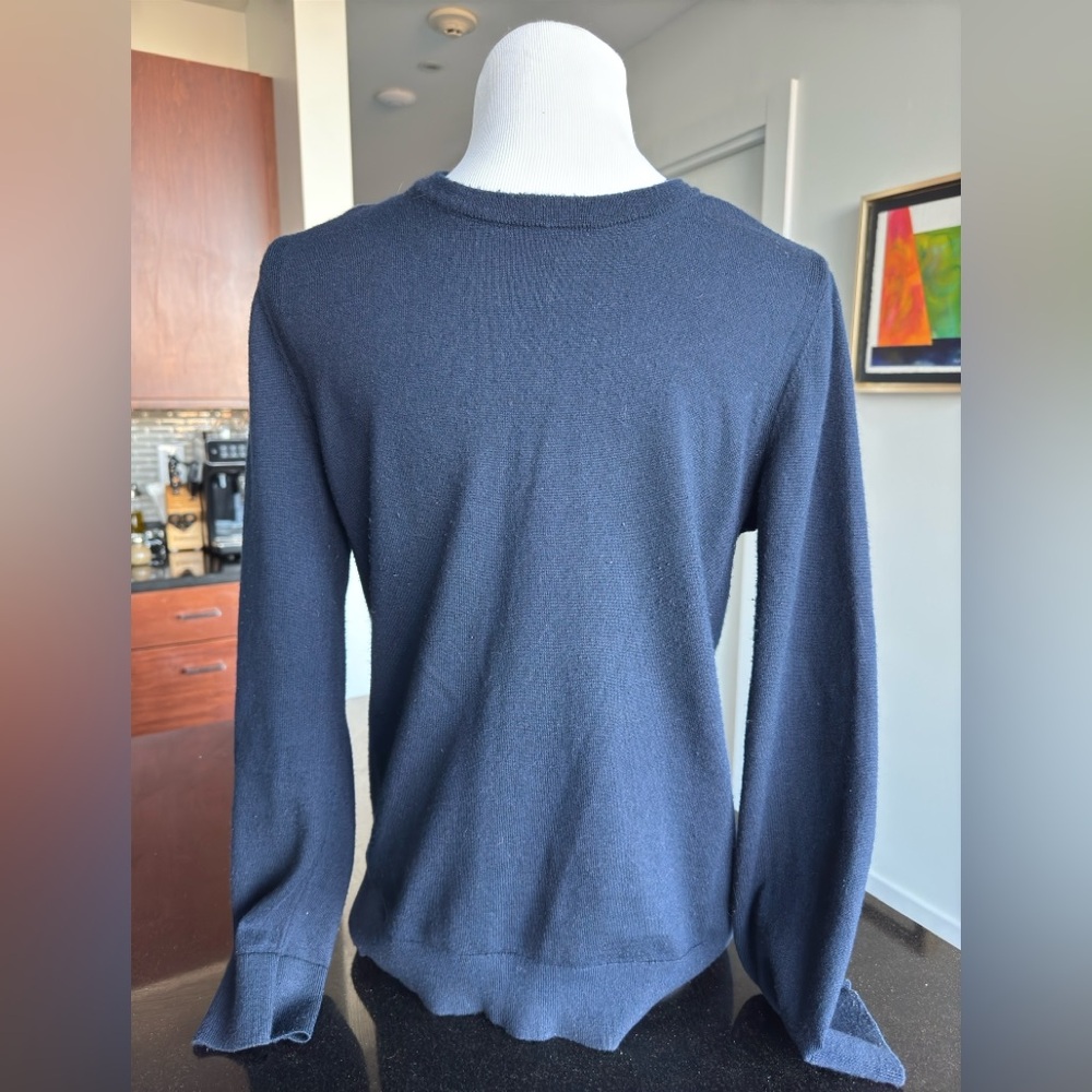Express merino wool blend Navy sweater, Medium
